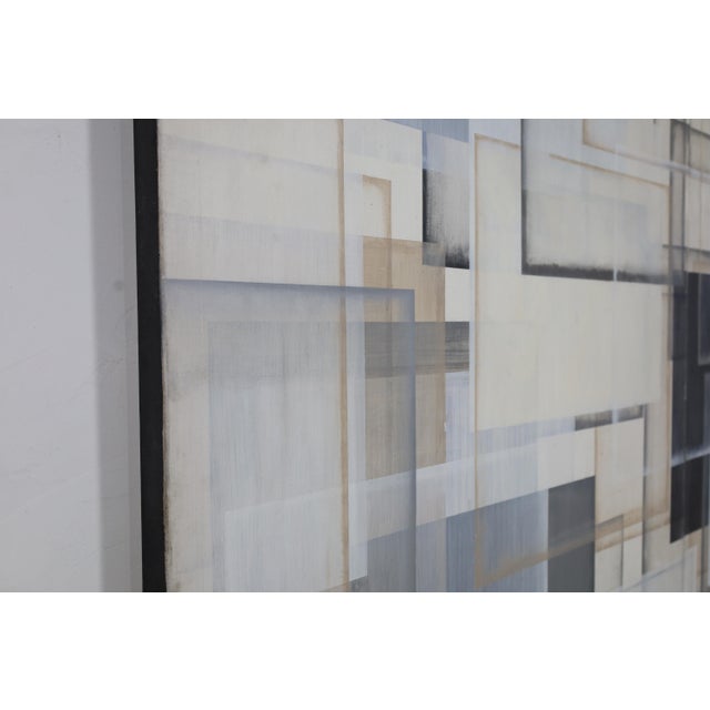 Large Painting by Sean Scherer, "Ruhlman", Dtd. 1999, 84" X 72" Diptych For Sale - Image 9 of 12