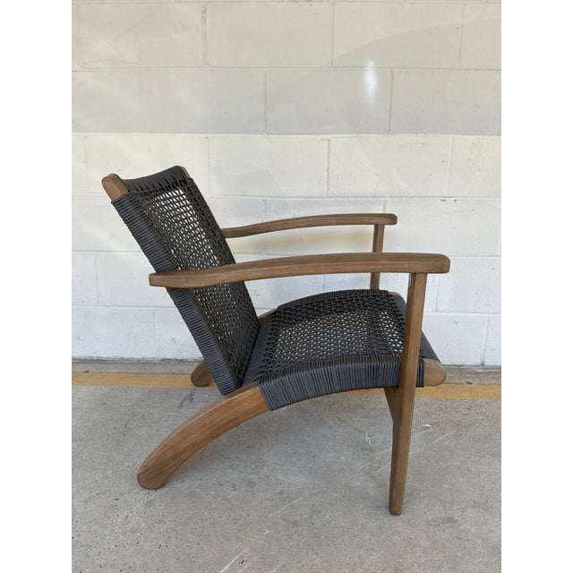 2020s Modern Adirondack Style Outdoor Chairs Pair For Sale - Image 5 of 8