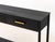 West Elm West Elm Patinated Black Steel Console Table For Sale - Image 4 of 7