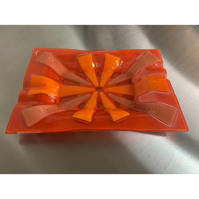 Higgins Glass Dish or Tray For Sale - Image 11 of 13