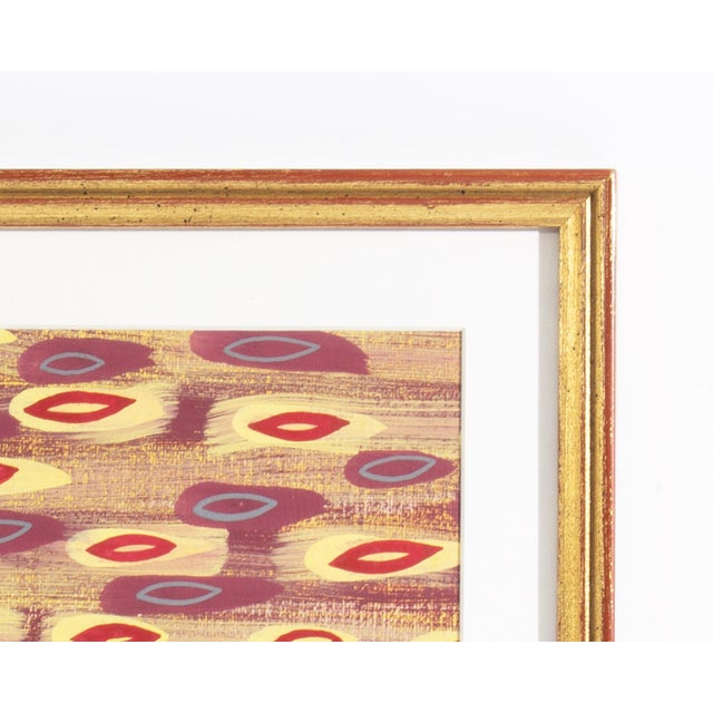 Abstract Gouache Painting by Walter Stomps For Sale In Indianapolis - Image 6 of 7