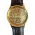 1950s Rolex Speckled Gold Dial 33mm 18k Gold Precision Leather Watch For Sale - Image 9 of 12