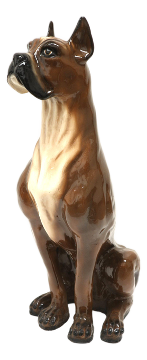 Vintage Italian Hand-Painted Ceramic Dog