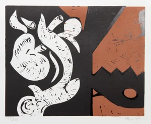 Untitled, G, Charlie Hewitt Etching