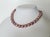 Pink Natural Freshwater Edison Dark Pink Pearl Necklace With 14k Gold Clasp For Sale - Image 8 of 15