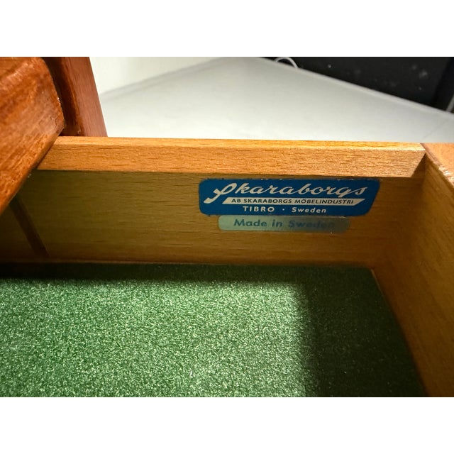 Skaraborgs Möbelindustri Teak Nesting Tables, Sweden, 1960s, Set of 3 For Sale - Image 10 of 15