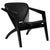 Wood Vintage Butterfly Lounge Chair in Black Beech and Full Grain Leather by Hans J. Wegner for Getama, 2000s For Sale - Image 7 of 7
