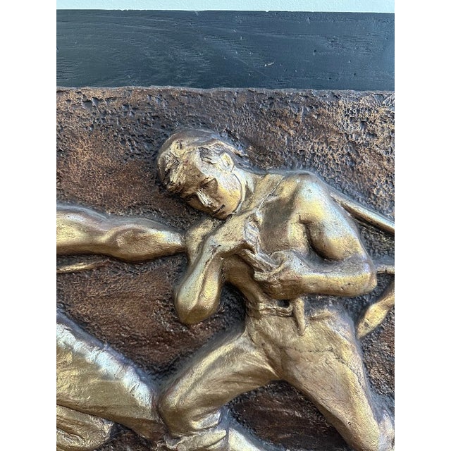 Brutalist Vintage Fiberglass Relief Sculpture For Sale - Image 3 of 5