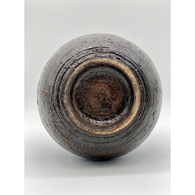 Mid-Century Modern Round Vase by Aldo Londi for Bitossi, 1960s For Sale - Image 3 of 6