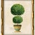 Illustration Framed Reproduction Vintage "Topiary Garden (3)" Art Print For Sale - Image 3 of 5