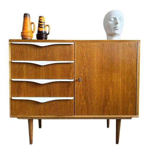 Wood Mid-Century Danish Chest of Drawers by František Jirák, 1960s For Sale - Image 7 of 11