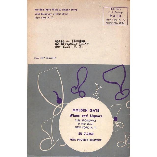 Vintage booklet, replete with timeless cocktail recipes and retro advertising.