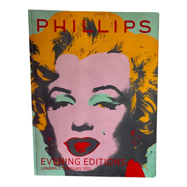 Contemporary Art Phillips Catalog Book Andy Warhol Cover For Sale