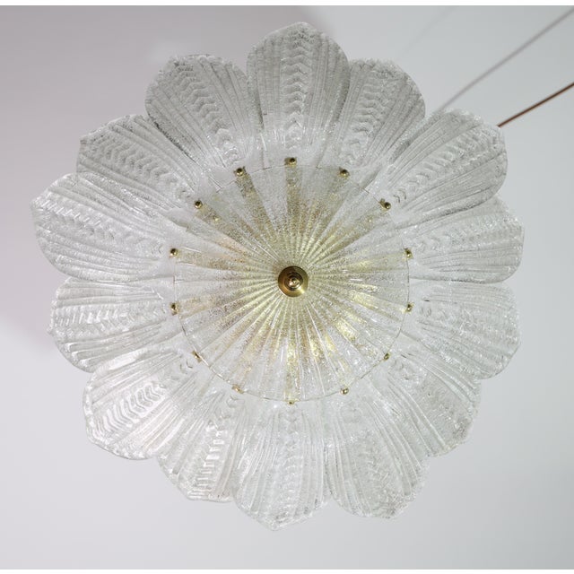 1980s Como, Italian Murano Glass Ceiling Light or Flush Mount For Sale - Image 9 of 10