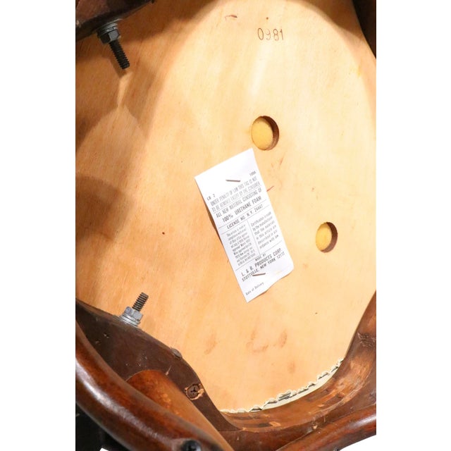 Pr. Bar Height Bentwood Stools by L & B Products Corp. After Thonet C 1981 For Sale - Image 14 of 14