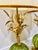 Mid 20th Century Italian Murano Green & Gold Glass Floral Table Lamps - A Pair For Sale In Chicago - Image 6 of 10