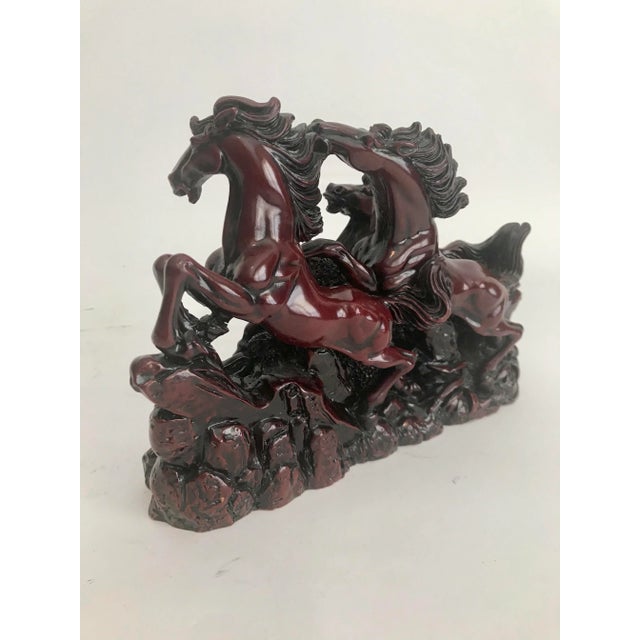 Plastic 1990s Equestrian Horse Sculpture For Sale - Image 7 of 8