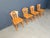 Wood Mid-Century Brutalist Dining Chairs, 1960s, Set of 4 For Sale - Image 7 of 12