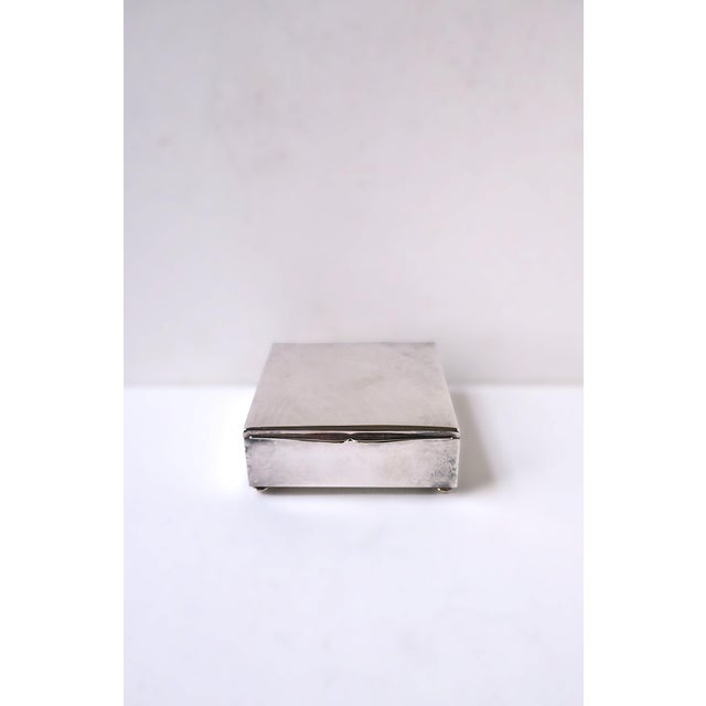 Mid-Century Modern Sterling Silverplate German Box For Sale - Image 3 of 12