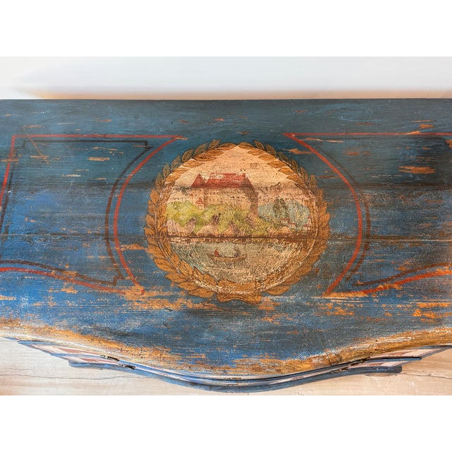 Late 18th Century Northern European Painted Commode, Dated 1793 For Sale - Image 10 of 10