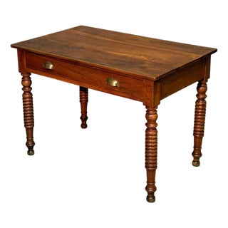 Walnut Writing Desk, 1800s For Sale