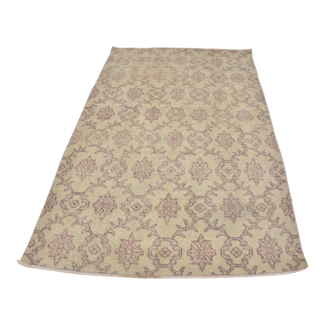 Vintage Home Living Oushak Carpet For Sale