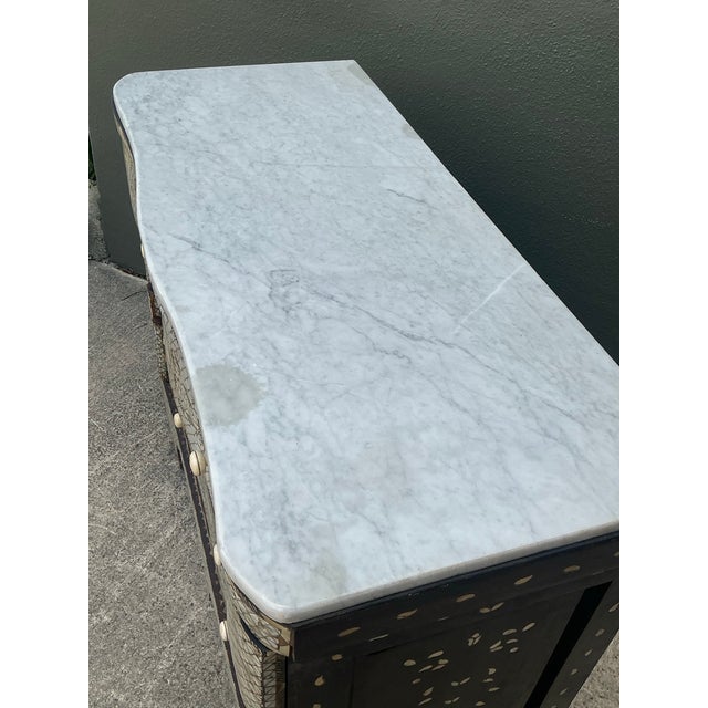 Vintage Mother of Pearl Inlay Chest of Drawers For Sale - Image 14 of 14