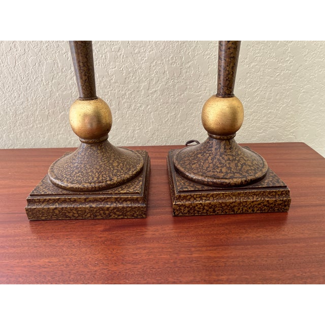 1980s 1980s Neoclassical Revival Table Lamps - a Pair For Sale - Image 5 of 10