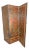Asian Tri-Fold Hand Painted Lacquer Room Divider For Sale