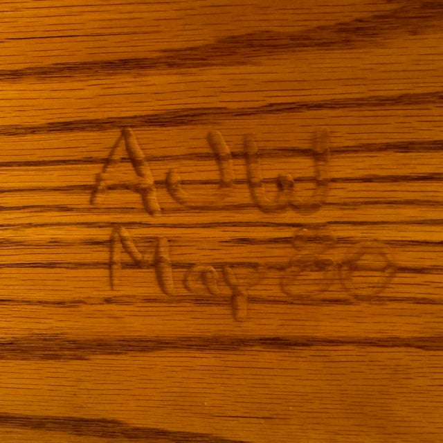 1980 Andrew Willner Ostrich Table/Signed and Dated For Sale - Image 12 of 12