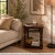 Transform your living space into a sanctuary of rugged elegance with our handcrafted solid wood end table. This exquisite...