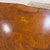 Wood 1960s Italian Mid Century Burl Wood Writing Desk For Sale - Image 7 of 7