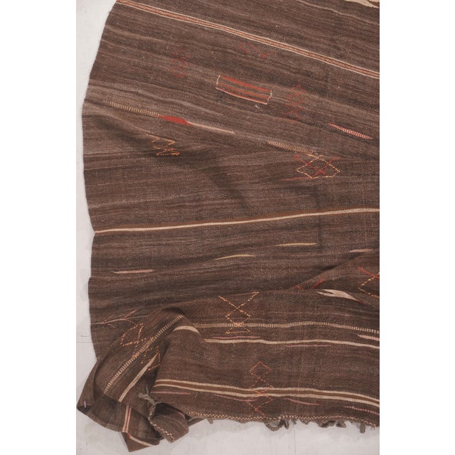 Vintage Moroccan Throw 5'2 X 10'7 For Sale In New York - Image 6 of 8