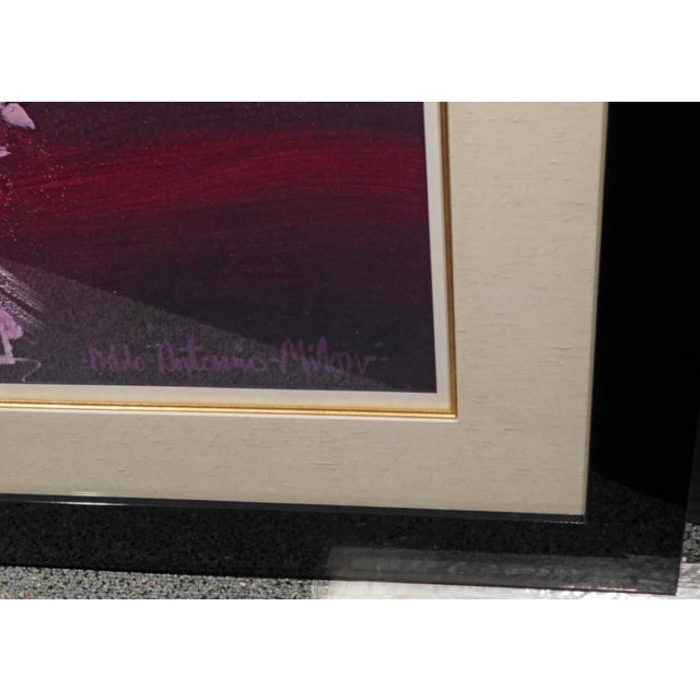 Plastic Pablo Antonio Milan Dancing Kachina Acrylic Paper Original Painting Make Offer For Sale - Image 7 of 10