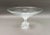 Lalique Vintage Lalique Crystal France Plumeria Orchid Glass Pedestal Centerpiece Compote Bowl For Sale - Image 4 of 8