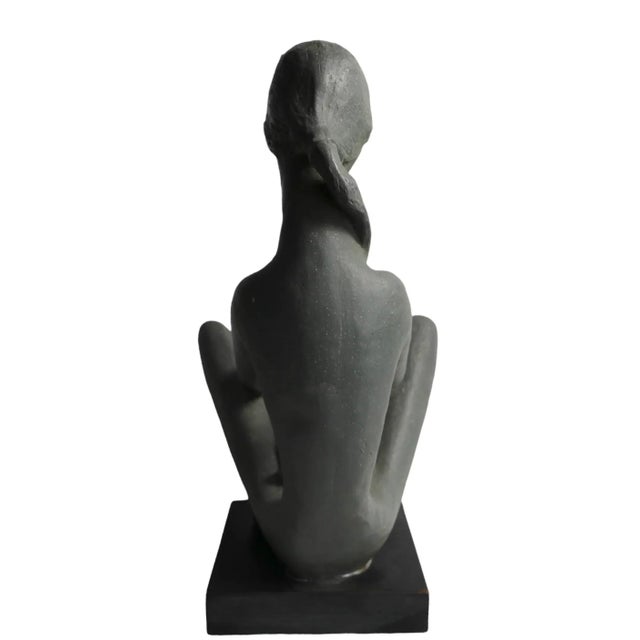 Mid-Century Modern Mother and Child Sculpture by Austin Products Circa 1970's For Sale - Image 3 of 11