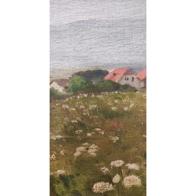 J.B. Campagne Genevoise, Where Canvas, 1920s, Oil on Canvas For Sale - Image 4 of 9