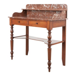 French Vintage Marble Vanity For Sale