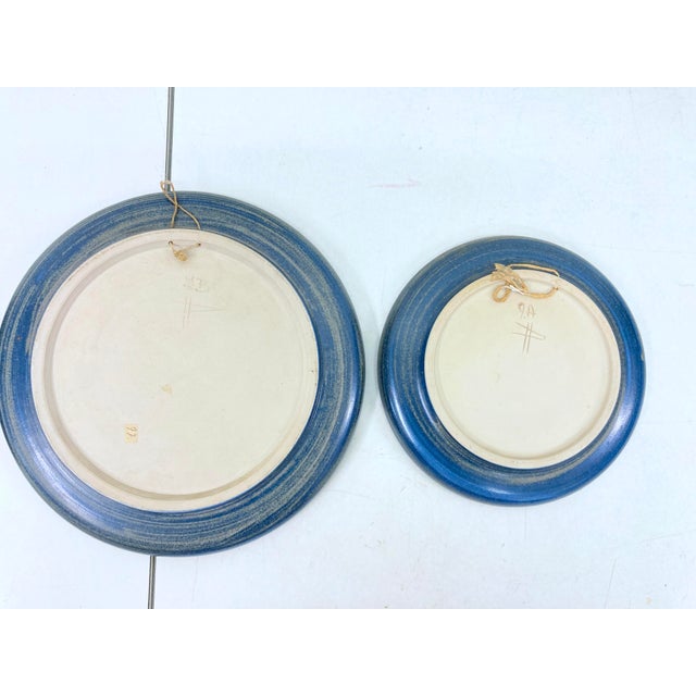 1970s Vintage Wall Plates by Heinz Theo Dietz, 1970s, Set of 3 For Sale - Image 5 of 13