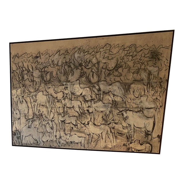 Reproduced Masterpiece | Migration by Kader Boly For Sale