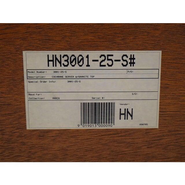 Henredon Acquisitions Granite Top Console Table For Sale - Image 17 of 18