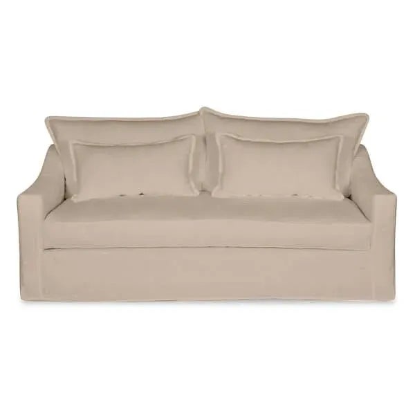 Moss Studios Moss Home Darcy Sofa 96", Safari Oatmeal For Sale - Image 4 of 7
