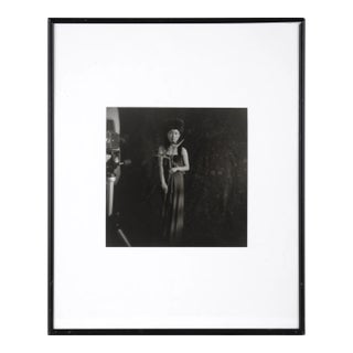 "Portrait of MiKyoung With Camera" - Silver Gelatin Photograph by Dale Sprarage For Sale