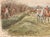 Classic foxhunt colour print by Finch Mason (1850-1915) signed (LL) published 1886 by Fores of Piccadilly London! Image...