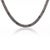 Contemporary 50 Carat Round Cut Diamond Cylinder Undulating Necklace in 18k For Sale - Image 3 of 9