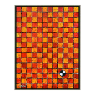 Orange and Red Tiles, Christopher H. Martin For Sale