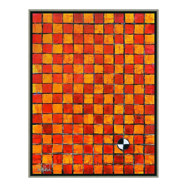 Orange and Red Tiles, Christopher H. Martin | Chairish