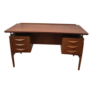 Mid-Century Teak Desk, Denmark For Sale