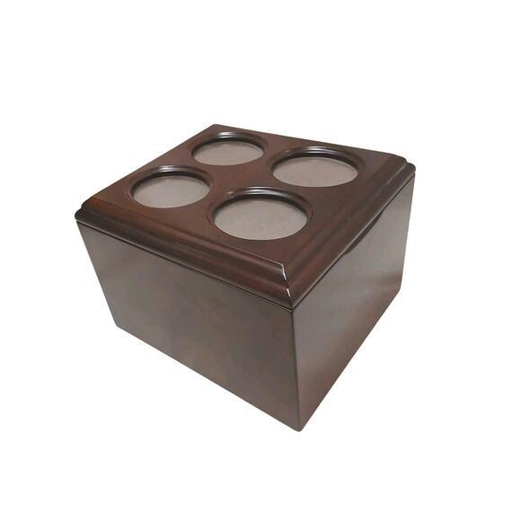 1980s Rare the Bombay Company Recipe Cards Box Storage Wood Nostalgia Brand New VNT For Sale - Image 10 of 16