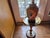 Vintage Frederick Cooper Tobacco Leaf Table Lamp Featuring Hand-Painted Floral and Bird Motifs. For Sale - Image 18 of 18